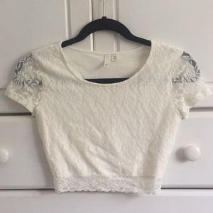 BP Nordstrom lace crop top